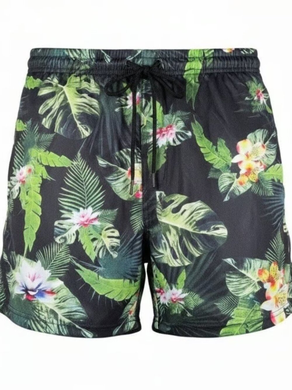 American Stitch Tropical Floral Print Athletic Shorts Men's Black, XXL, NWT